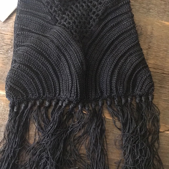 NWT Armani Exchange black knit bag - Picture 3 of 5